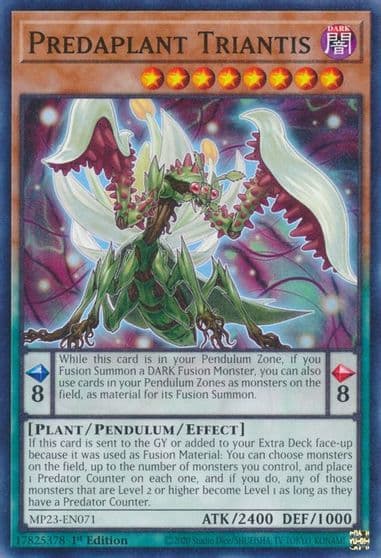 Predaplant Triantis 25th Anniversary Tin: Dueling Heroes Mega Pack Yu-Gi-Oh! card