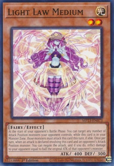 Light Law Medium 25th Anniversary Tin: Dueling Heroes Mega Pack Yu-Gi-Oh! card