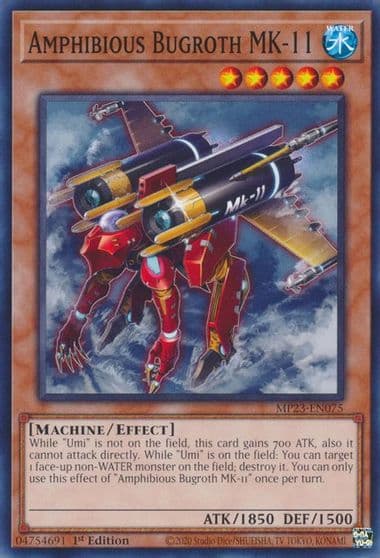 Amphibious Bugroth MK 11 25th Anniversary Tin: Dueling Heroes Mega Pack Yu-Gi-Oh! card
