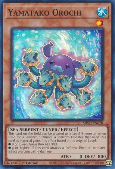 Yamatako Orochi 25th Anniversary Tin: Dueling Heroes Mega Pack Yu-Gi-Oh! card