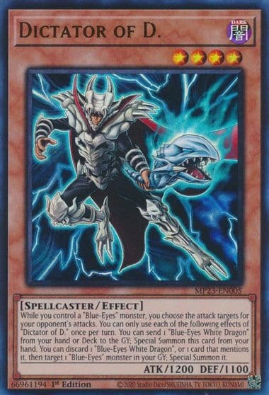 Dictator of D 25th Anniversary Tin: Dueling Heroes Mega Pack Yu-Gi-Oh! card