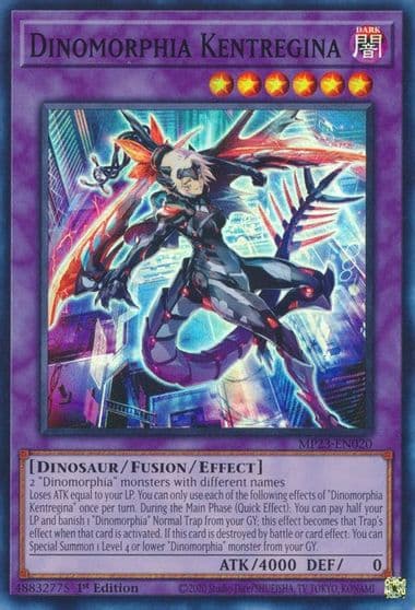 Dinomorphia Kentregina 25th Anniversary Tin: Dueling Heroes Mega Pack Yu-Gi-Oh! card