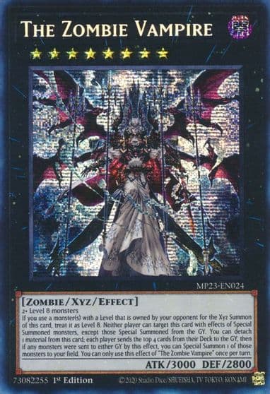 The Zombie Vampire 25th Anniversary Tin: Dueling Heroes Mega Pack Yu-Gi-Oh! card