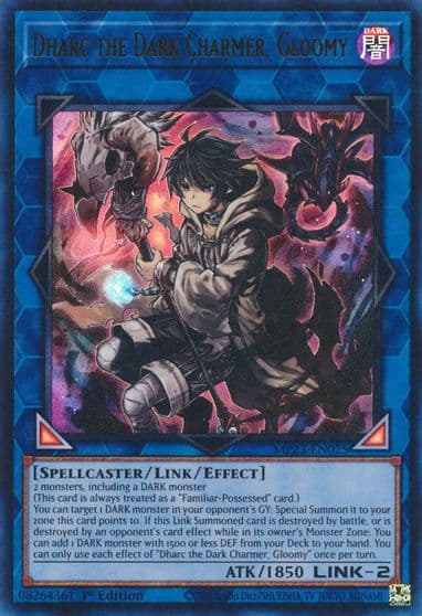 Dharc the Dark Charmer Gloomy 25th Anniversary Tin: Dueling Heroes Mega Pack Yu-Gi-Oh! card