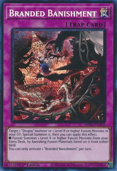 Branded Banishment 25th Anniversary Tin: Dueling Heroes Mega Pack Yu-Gi-Oh! card