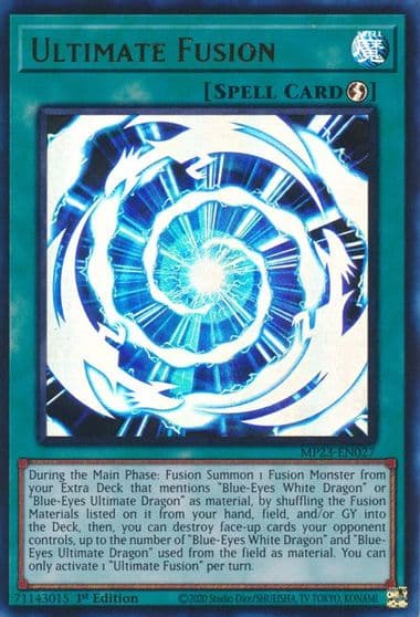 Ultimate Fusion 25th Anniversary Tin: Dueling Heroes Mega Pack Yu-Gi-Oh! card
