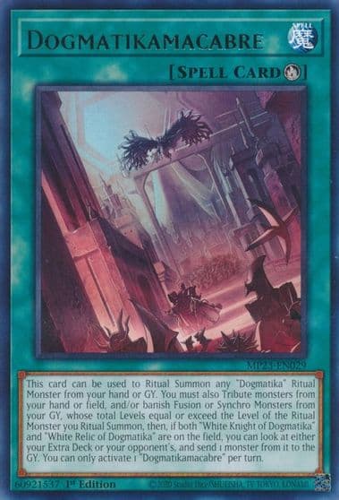 Dogmatikamacabre 25th Anniversary Tin: Dueling Heroes Mega Pack Yu-Gi-Oh! card