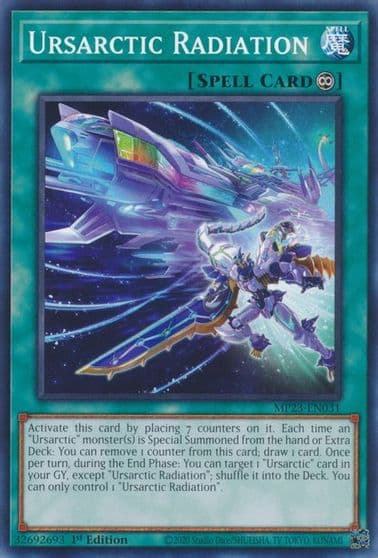 Ursarctic Radiation 25th Anniversary Tin: Dueling Heroes Mega Pack Yu-Gi-Oh! card