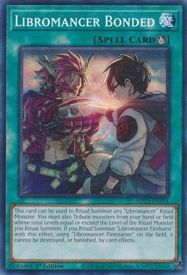 Libromancer Bonded 25th Anniversary Tin: Dueling Heroes Mega Pack Yu-Gi-Oh! card