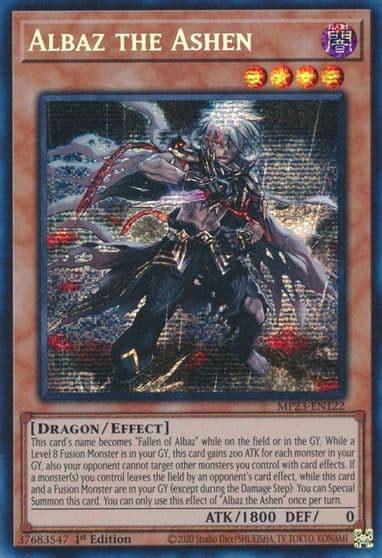 Albaz the Ashen 25th Anniversary Tin: Dueling Heroes Mega Pack Yu-Gi-Oh! card