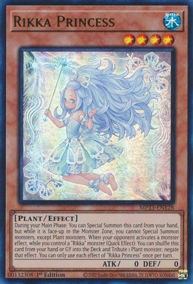 Rikka Princess 25th Anniversary Tin: Dueling Heroes Mega Pack Yu-Gi-Oh! card