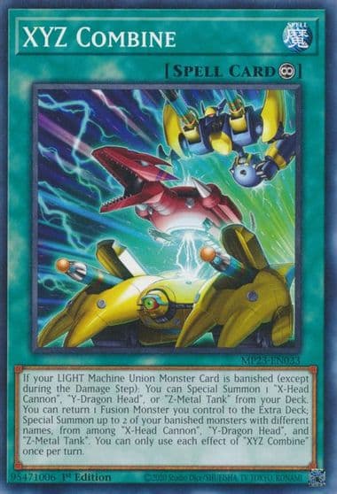 XYZ Combine 25th Anniversary Tin: Dueling Heroes Mega Pack Yu-Gi-Oh! card
