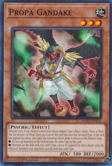 Propa Gandake 25th Anniversary Tin: Dueling Heroes Mega Pack Yu-Gi-Oh! card