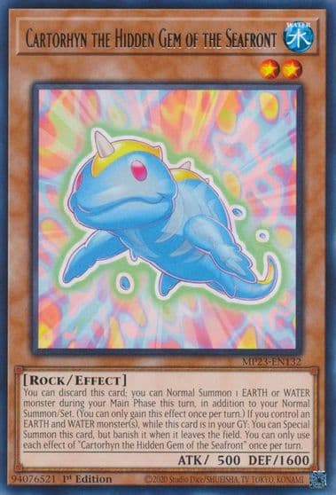 Cartorhyn the Hidden Gem of the Seafront 25th Anniversary Tin: Dueling Heroes Mega Pack Yu-Gi-Oh! card