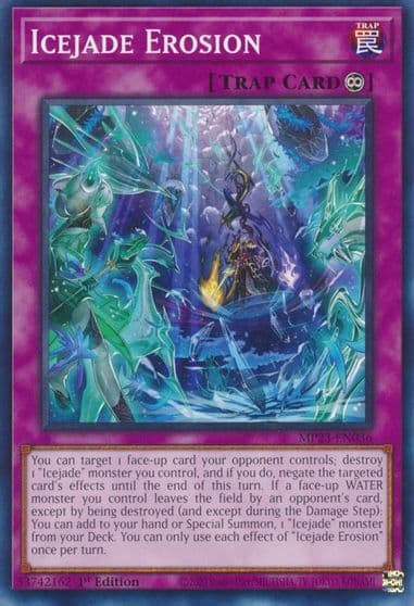 Icejade Erosion 25th Anniversary Tin: Dueling Heroes Mega Pack Yu-Gi-Oh! card