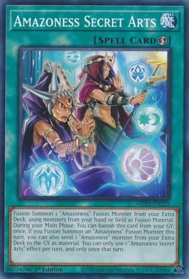 Amazoness Secret Arts 25th Anniversary Tin: Dueling Heroes Mega Pack Yu-Gi-Oh! card