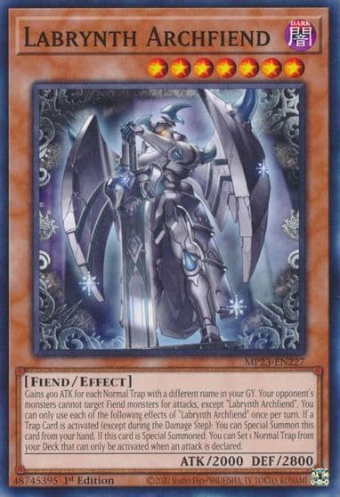 Labrynth Archfiend 25th Anniversary Tin: Dueling Heroes Mega Pack Yu-Gi-Oh! card