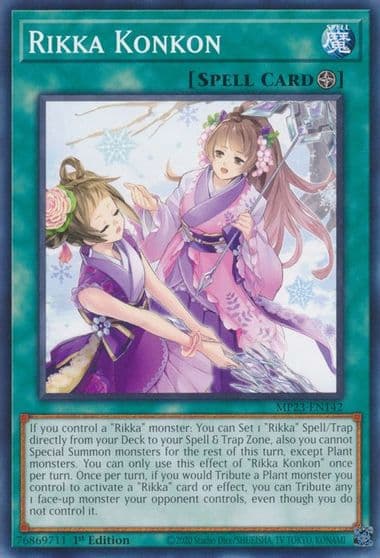 Rikka Konkon 25th Anniversary Tin: Dueling Heroes Mega Pack Yu-Gi-Oh! card