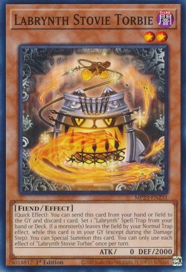 Labrynth Stovie Torbie 25th Anniversary Tin: Dueling Heroes Mega Pack Yu-Gi-Oh! card