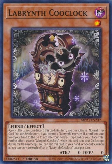 Labrynth Cooclock 25th Anniversary Tin: Dueling Heroes Mega Pack Yu-Gi-Oh! card