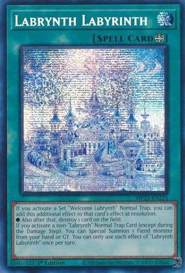 Labrynth Labyrinth 25th Anniversary Tin: Dueling Heroes Mega Pack Yu-Gi-Oh! card