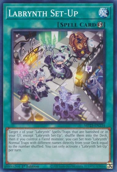 Labrynth Set Up 25th Anniversary Tin: Dueling Heroes Mega Pack Yu-Gi-Oh! card