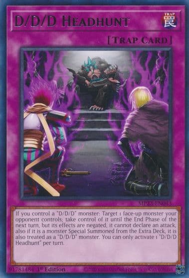 D D D Headhunt 25th Anniversary Tin: Dueling Heroes Mega Pack Yu-Gi-Oh! card