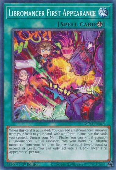 Libromancer First Appearance 25th Anniversary Tin: Dueling Heroes Mega Pack Yu-Gi-Oh! card