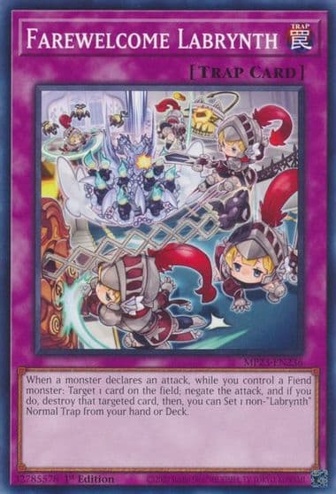 Farewelcome Labrynth 25th Anniversary Tin: Dueling Heroes Mega Pack Yu-Gi-Oh! card