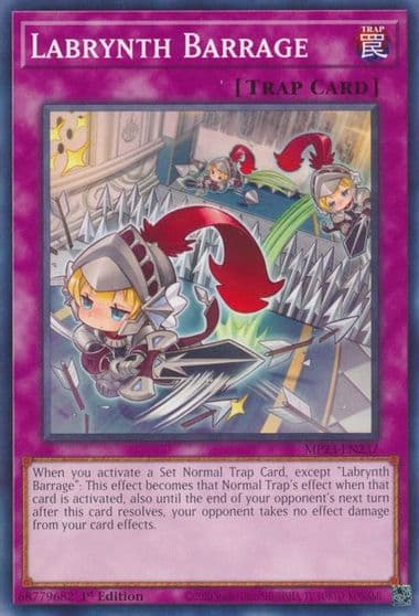 Labrynth Barrage 25th Anniversary Tin: Dueling Heroes Mega Pack Yu-Gi-Oh! card