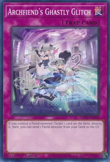 Archfiends Ghastly Glitch 25th Anniversary Tin: Dueling Heroes Mega Pack Yu-Gi-Oh! card