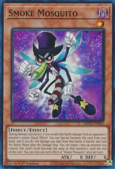 Smoke Mosquito 25th Anniversary Tin: Dueling Heroes Mega Pack Yu-Gi-Oh! card