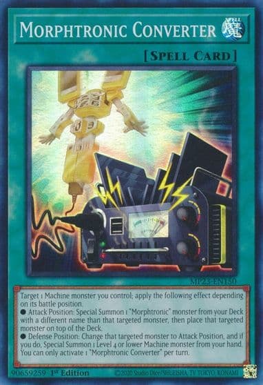 Morphtronic Converter 25th Anniversary Tin: Dueling Heroes Mega Pack Yu-Gi-Oh! card