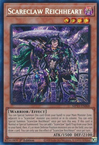 Scareclaw Reichheart 25th Anniversary Tin: Dueling Heroes Mega Pack Yu-Gi-Oh! card
