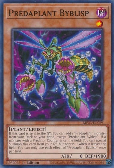 Predaplant Byblisp 25th Anniversary Tin: Dueling Heroes Mega Pack Yu-Gi-Oh! card