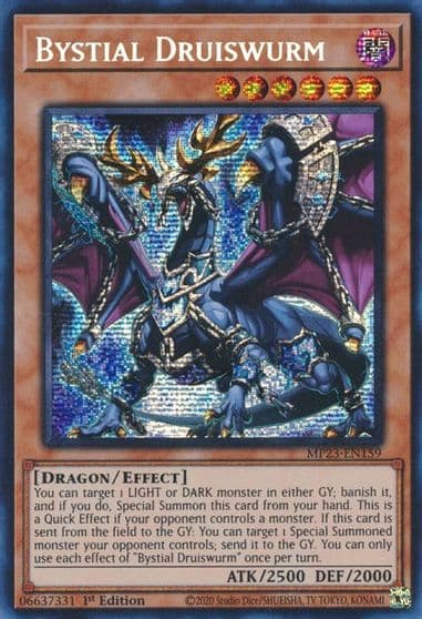 Bystial Druiswurm 25th Anniversary Tin: Dueling Heroes Mega Pack Yu-Gi-Oh! card