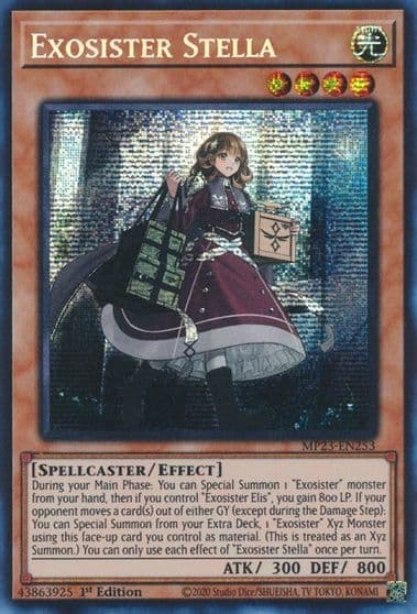 Exosister Stella 25th Anniversary Tin: Dueling Heroes Mega Pack Yu-Gi-Oh! card