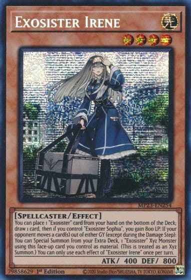 Exosister Irene 25th Anniversary Tin: Dueling Heroes Mega Pack Yu-Gi-Oh! card