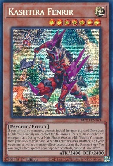 Kashtira Fenrir 25th Anniversary Tin: Dueling Heroes Mega Pack Yu-Gi-Oh! card