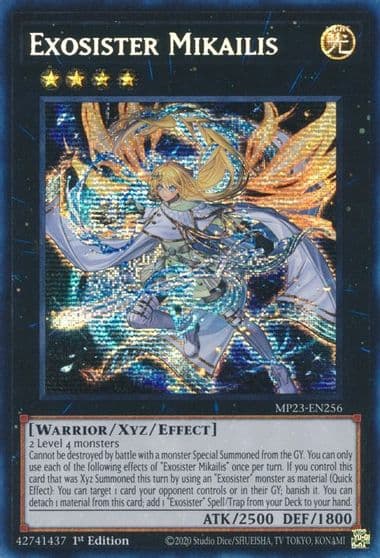 Exosister Mikailis 25th Anniversary Tin: Dueling Heroes Mega Pack Yu-Gi-Oh! card