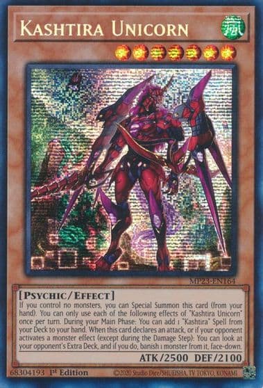 Kashtira Unicorn 25th Anniversary Tin: Dueling Heroes Mega Pack Yu-Gi-Oh! card