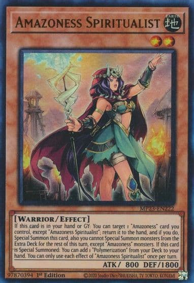 Amazoness Spiritualist 25th Anniversary Tin: Dueling Heroes Mega Pack Yu-Gi-Oh! card