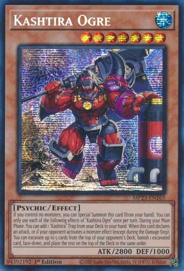 Kashtira Ogre 25th Anniversary Tin: Dueling Heroes Mega Pack Yu-Gi-Oh! card