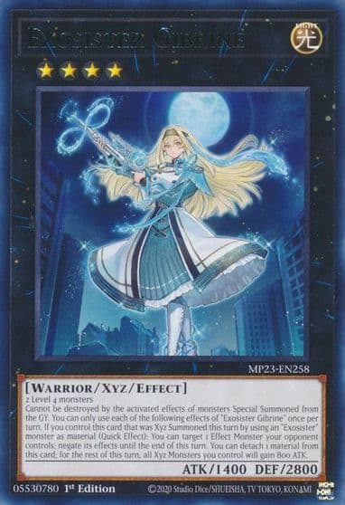Exosister Gibrine 25th Anniversary Tin: Dueling Heroes Mega Pack Yu-Gi-Oh! card