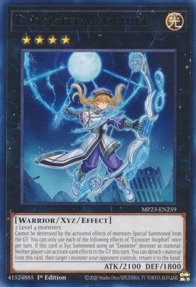 Exosister Asophiel 25th Anniversary Tin: Dueling Heroes Mega Pack Yu-Gi-Oh! card