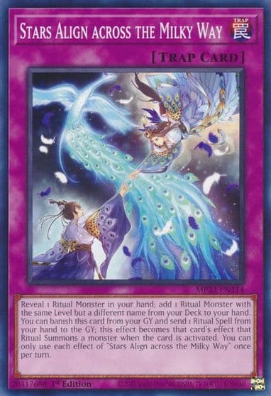 Stars Align across the Milky Way 25th Anniversary Tin: Dueling Heroes Mega Pack Yu-Gi-Oh! card