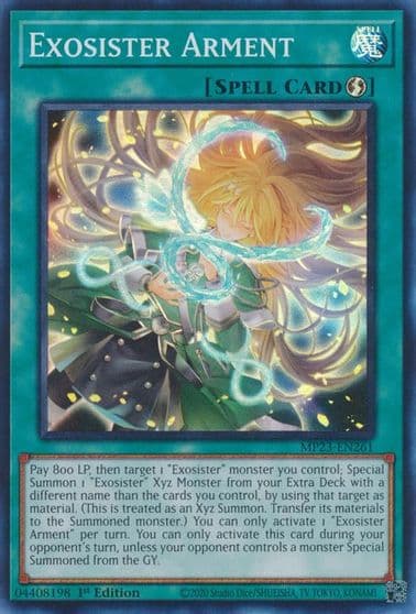 Exosister Arment 25th Anniversary Tin: Dueling Heroes Mega Pack Yu-Gi-Oh! card