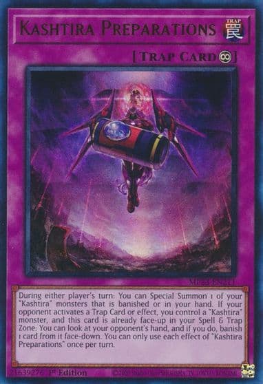 Kashtira Preparations 25th Anniversary Tin: Dueling Heroes Mega Pack Yu-Gi-Oh! card
