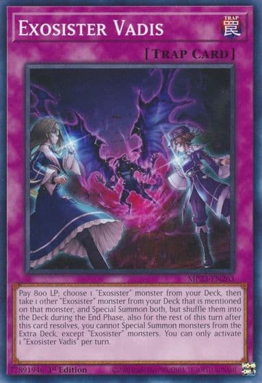 Exosister Vadis 25th Anniversary Tin: Dueling Heroes Mega Pack Yu-Gi-Oh! card