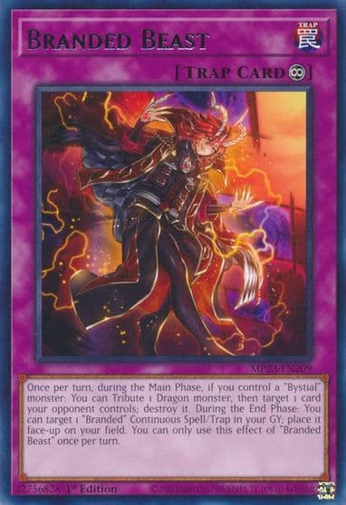 Branded Beast 25th Anniversary Tin: Dueling Heroes Mega Pack Yu-Gi-Oh! card